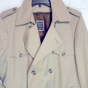 DIOR Christian Dior Monsieur Trench Coat Beige Cotton Gabardine 💃🏻❤️🔥